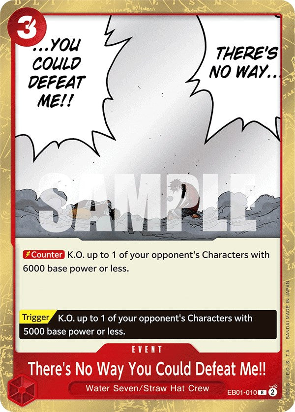Image of There's No Way You Could Defeat Me!! [Extra Booster: Memorial Collection]