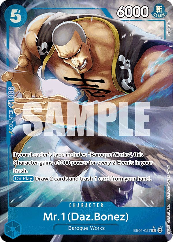 Image of Mr. 1 (Daz.Bonez) (Alternate Art) [Extra Booster: Memorial Collection]
