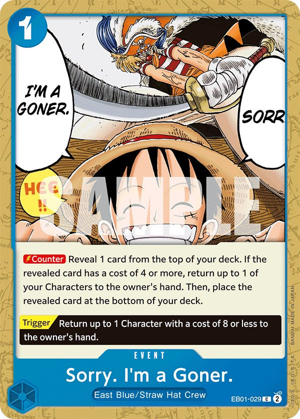 Image of Sorry. I'm a Goner. [Extra Booster: Memorial Collection]