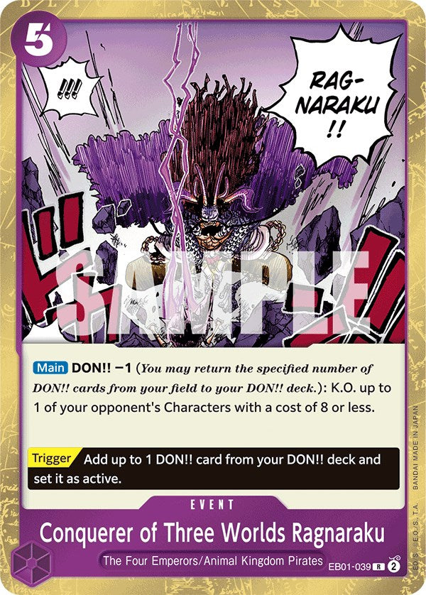 Image of Conquerer of Three Worlds Ragnaraku [Extra Booster: Memorial Collection]