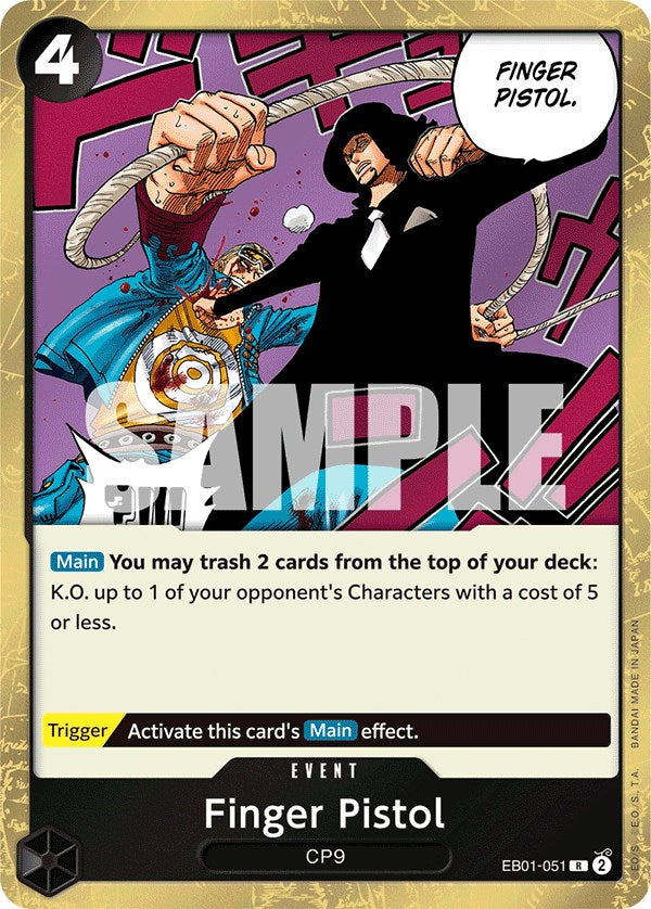 Image of Finger Pistol [Extra Booster: Memorial Collection]