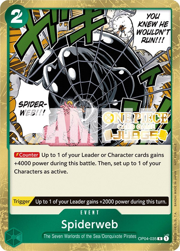 Image of Spiderweb (Judge Pack Vol. 3) [One Piece Promotion Cards]
