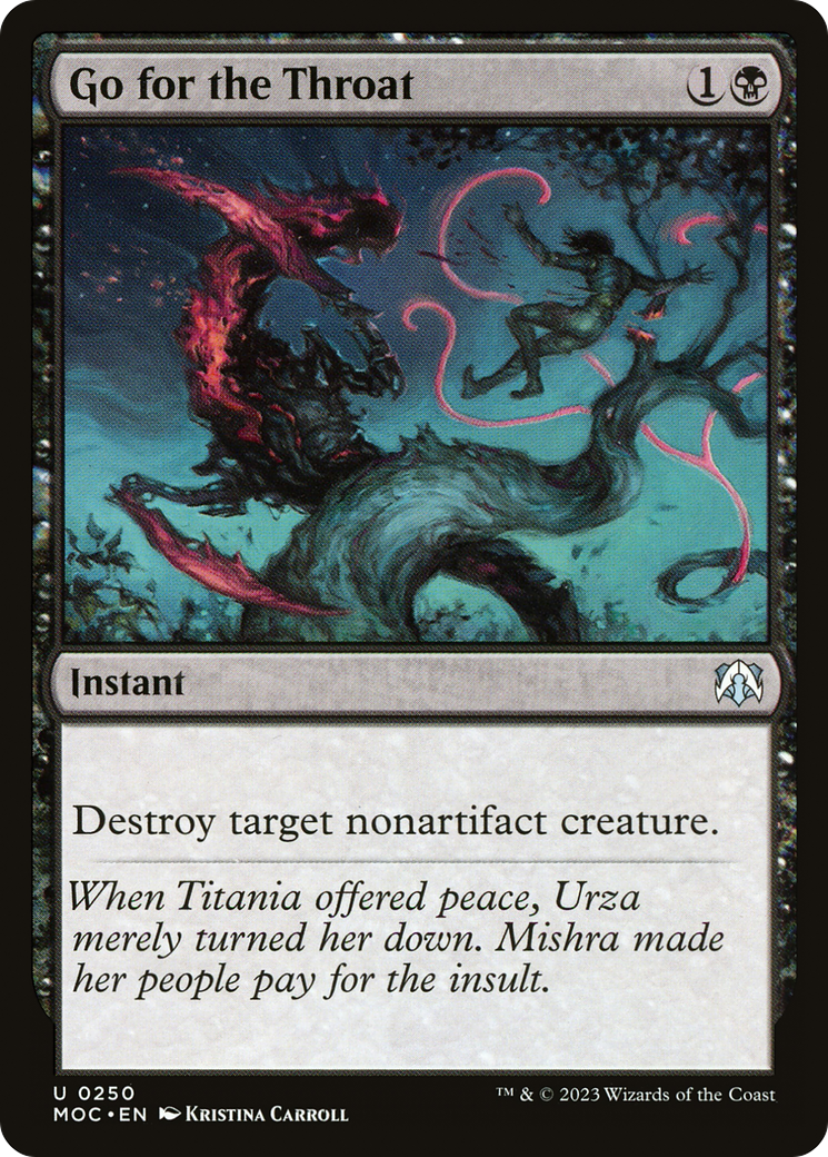 Image of Go for the Throat [March of the Machine Commander]