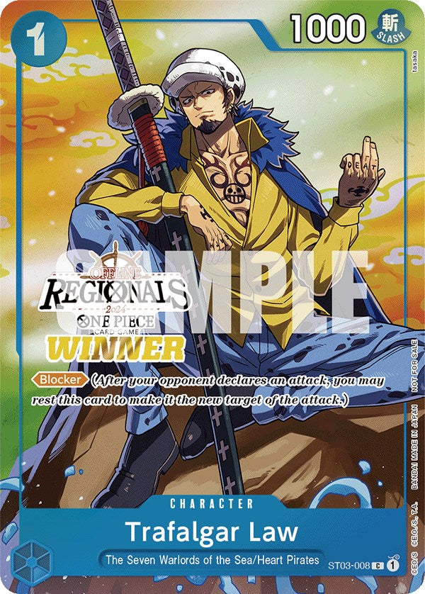 Image of Trafalgar Law (Offline Regional 2024 Vol. 2) [Winner] [One Piece Promotion Cards]