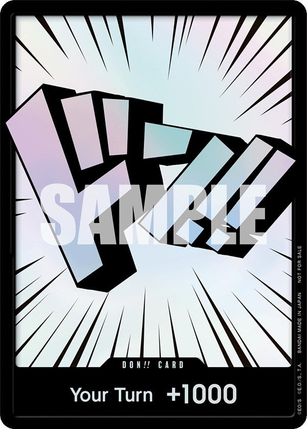 Image of DON!! Card (3D Text) [One Piece Promotion Cards]