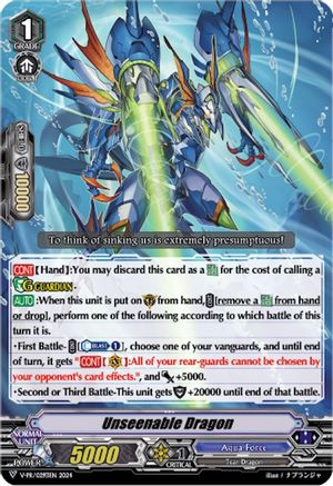 Image of Unseenable Dragon (V-PR/0293EN) [V Promo Cards]