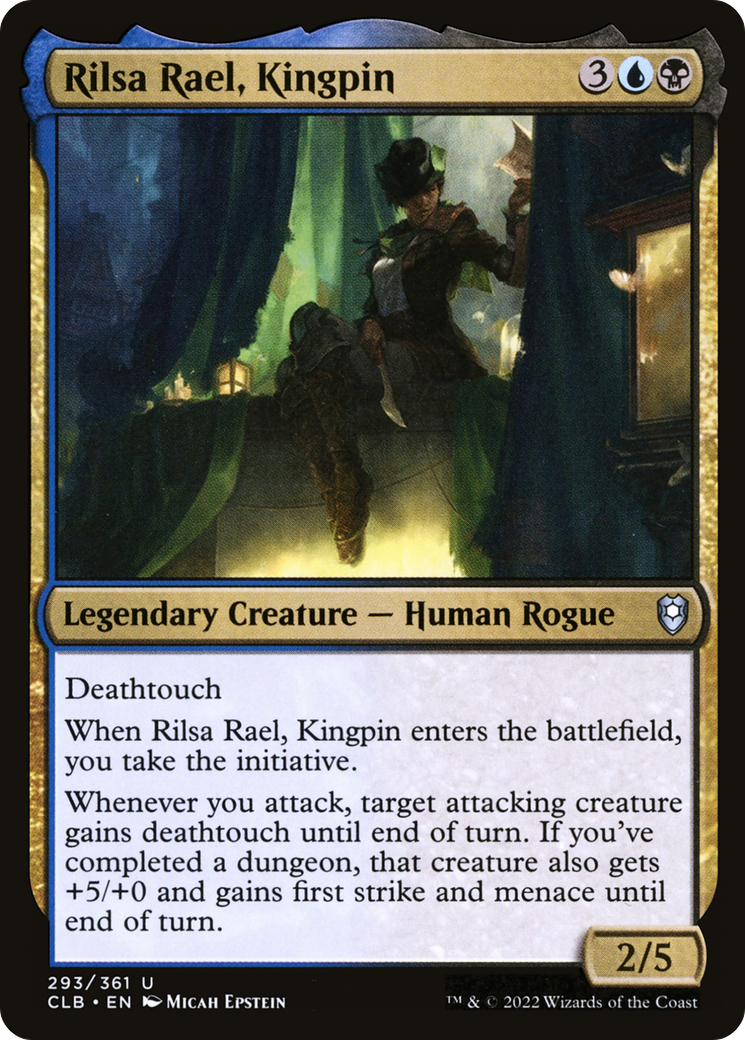 Image of Rilsa Rael, Kingpin (CLB-293) - Commander Legends: Battle for Baldur's Gate