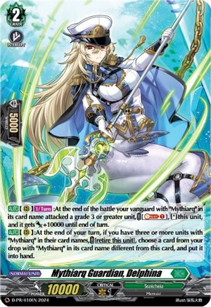 Image of Mythiarq Guardian, Delphina (Foil) (D-PR/410) [D Promo Cards]