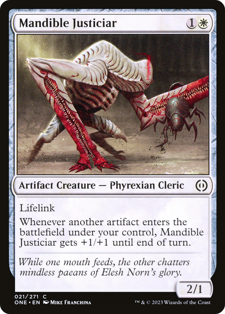 Image of Mandible Justiciar [Phyrexia: All Will Be One]