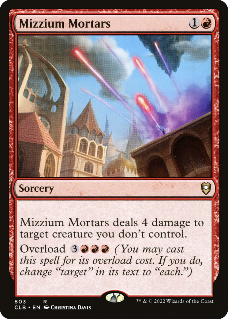 Image of Mizzium Mortars [Commander Legends: Battle for Baldur's Gate]
