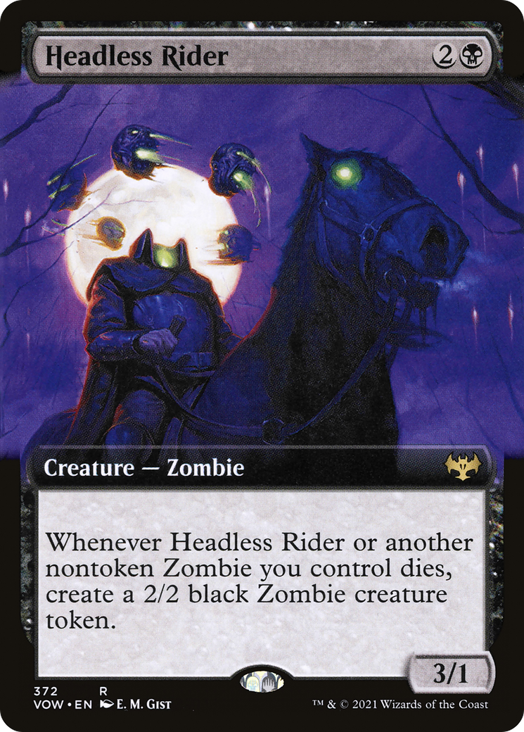 Image of Headless Rider (Extended Art) [Innistrad: Crimson Vow]
