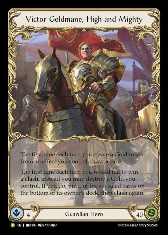 Image of Victor Goldmane, High and Mighty [HER106] (Promo)  Rainbow Foil