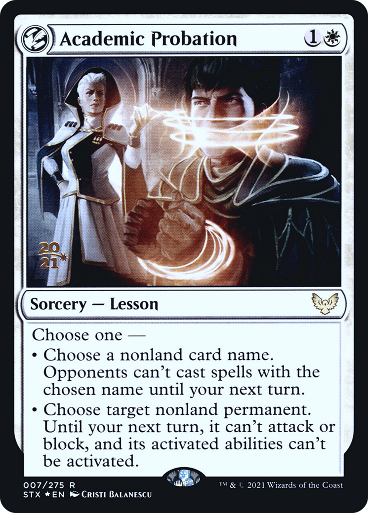 Image of Academic Probation [Strixhaven: School of Mages Prerelease Promos]