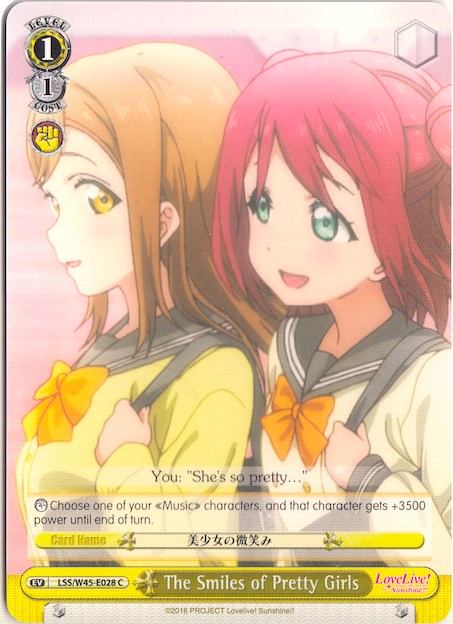 Image of The Smiles of Pretty Girls (LSS/W45-E028 C) [Love Live! Sunshine!!]