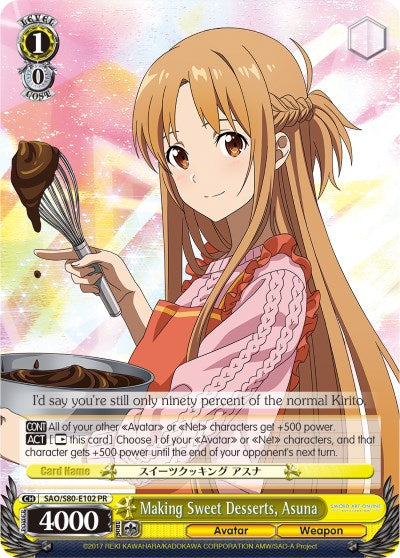 Image of Making Sweet Desserts, Asuna (SAO/S80-E102 PR) [Sword Art Online -Alicization- Vol.2]