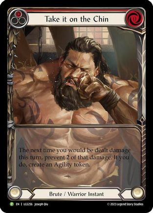 Image of Take it on the Chin [LGS256] (Promo)  Rainbow Foil