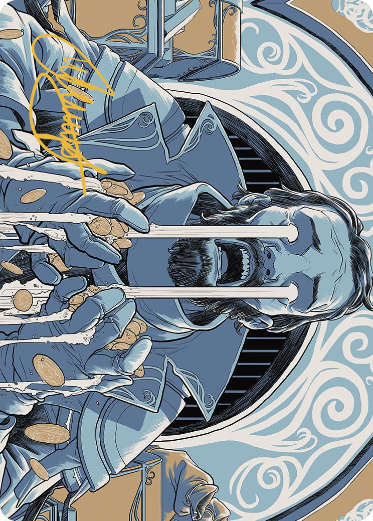 Image of Archive Trap Art Card (Gold-Stamped Signature) [Outlaws of Thunder Junction Art Series]