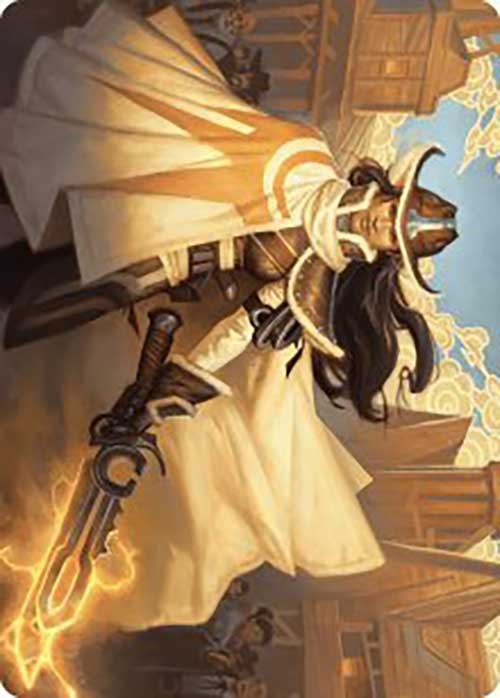 Image of Omenport Vigilante Art Card [Outlaws of Thunder Junction Art Series]