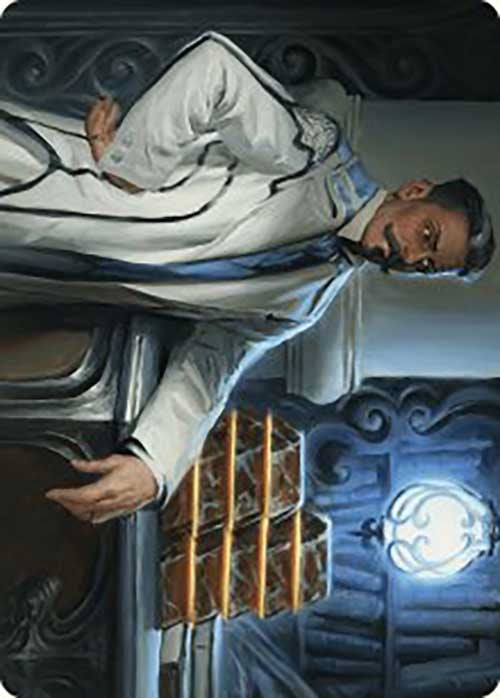 Image of Baron Bertram Graywater Art Card [Outlaws of Thunder Junction Art Series]