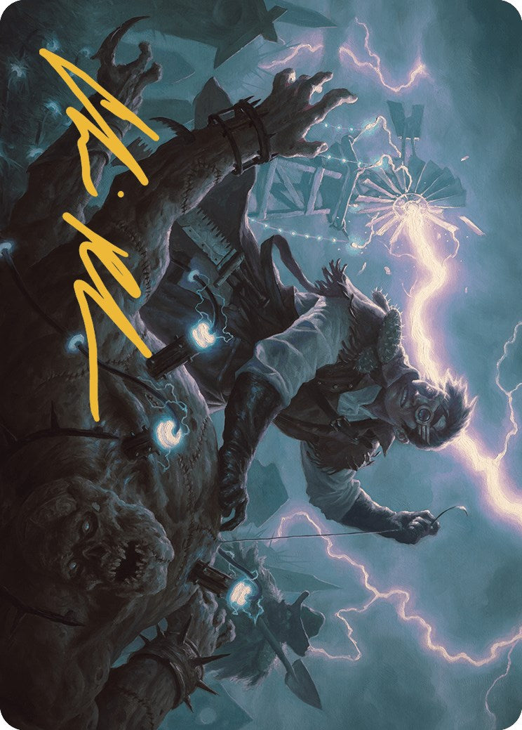 Image of Geralf, the Fleshwright Art Card (Gold-Stamped Signature) [Outlaws of Thunder Junction Art Series]