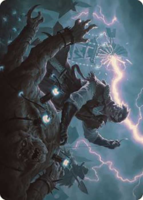 Image of Geralf, the Fleshwright Art Card [Outlaws of Thunder Junction Art Series]