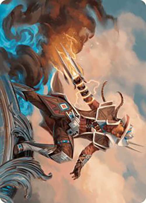 Image of Annie Flash, the Veteran Art Card [Outlaws of Thunder Junction Art Series]
