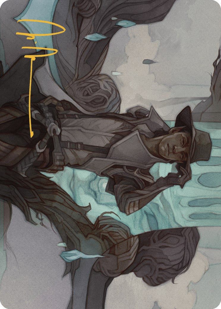 Image of Kellan Joins Up Art Card (Gold-Stamped Signature) [Outlaws of Thunder Junction Art Series]