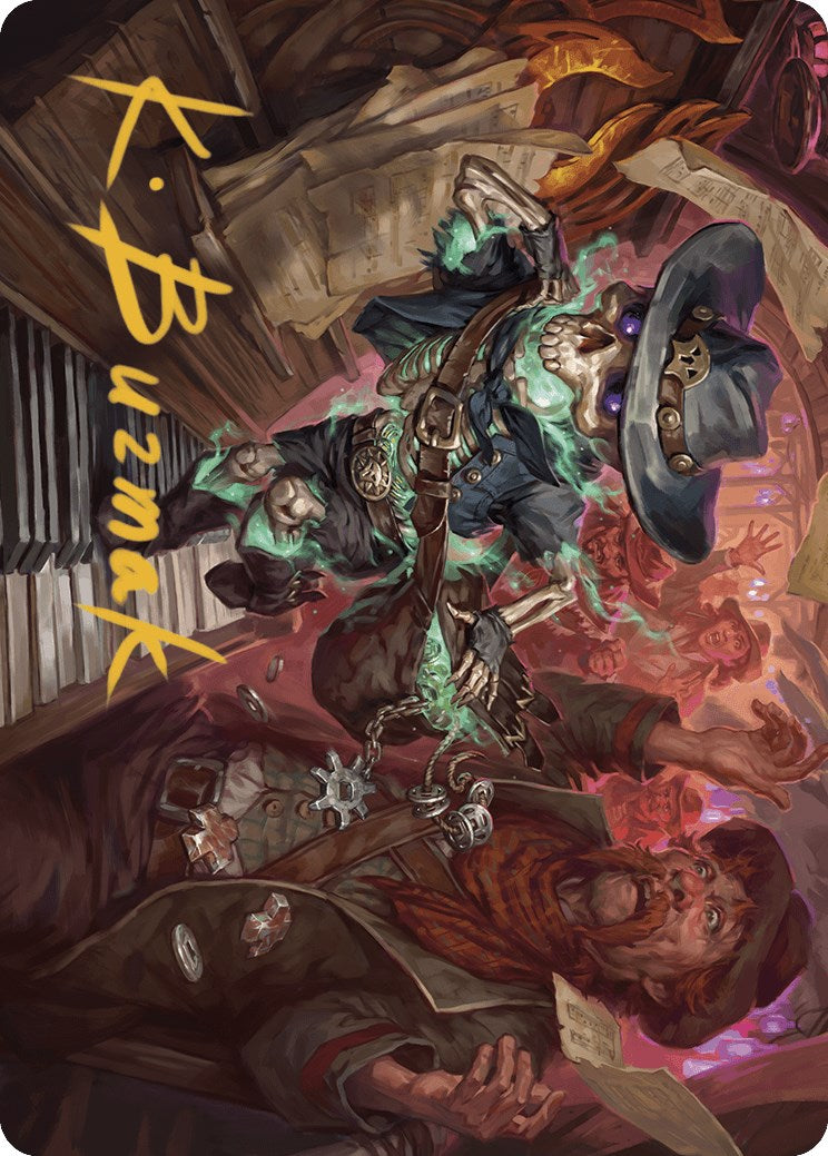Image of Tinybones, the Pickpocket Art Card (Gold-Stamped Signature) [Outlaws of Thunder Junction Art Series]