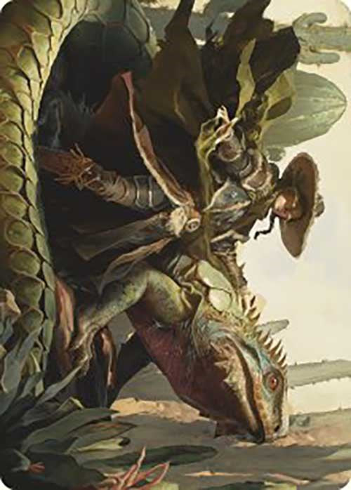 Image of Outcaster Trailblazer Art Card [Outlaws of Thunder Junction Art Series]
