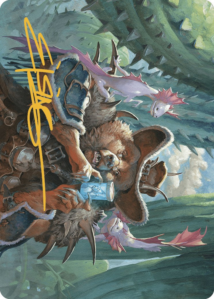 Image of Doc Aurlock, Grizzled Genius Art Card (Gold-Stamped Signature) [Outlaws of Thunder Junction Art Series]