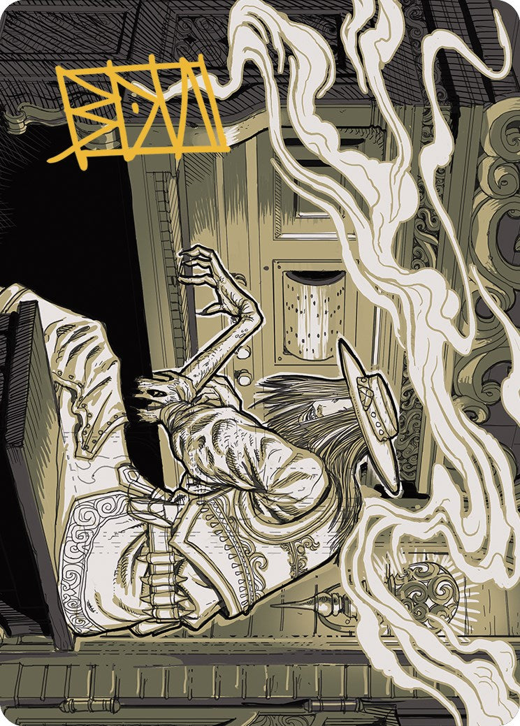 Image of Vanishing Verse Art Card (Gold-Stamped Signature) [Outlaws of Thunder Junction Art Series]