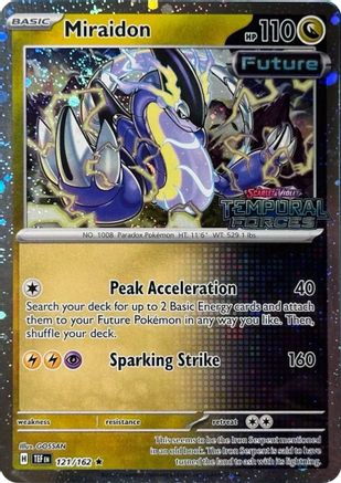 Image of Miraidon (121/162) (Best Buy) [Scarlet & Violet: Temporal Forces]