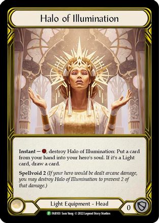 Image of Halo of Illumination (Golden) [FAB103] (Promo)  Cold Foil