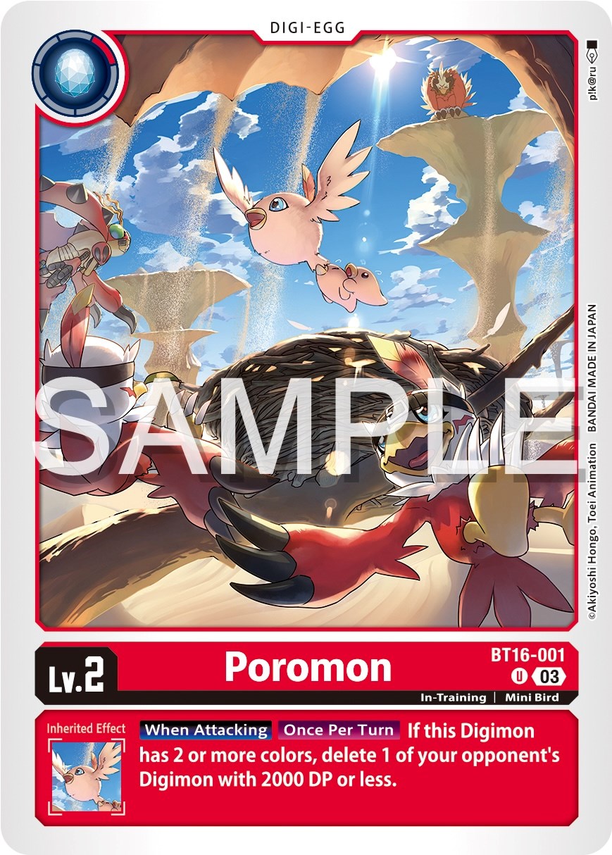 Image of Poromon [BT16-001] [Beginning Observer]