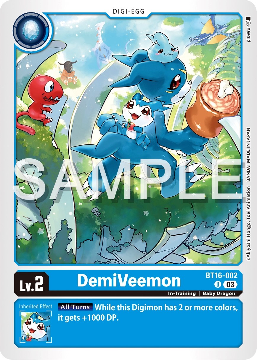 Image of DemiVeemon [BT16-002] [Beginning Observer]