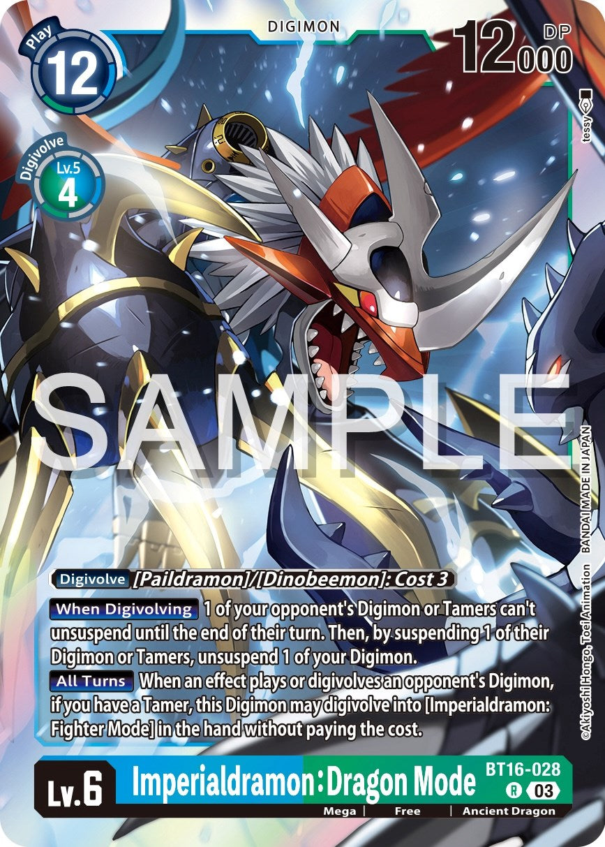 Image of Imperialdramon: Dragon Mode [BT16-028] [Beginning Observer]