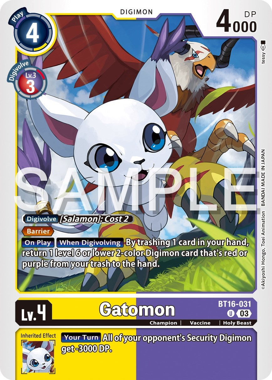 Image of Gatomon [BT16-031] [Beginning Observer]