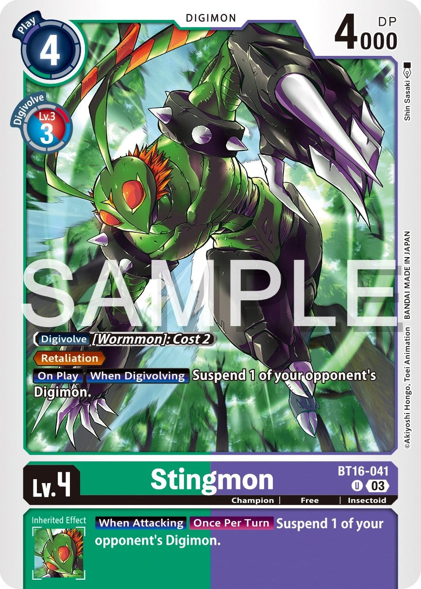 Image of Stingmon [BT16-041] [Beginning Observer]