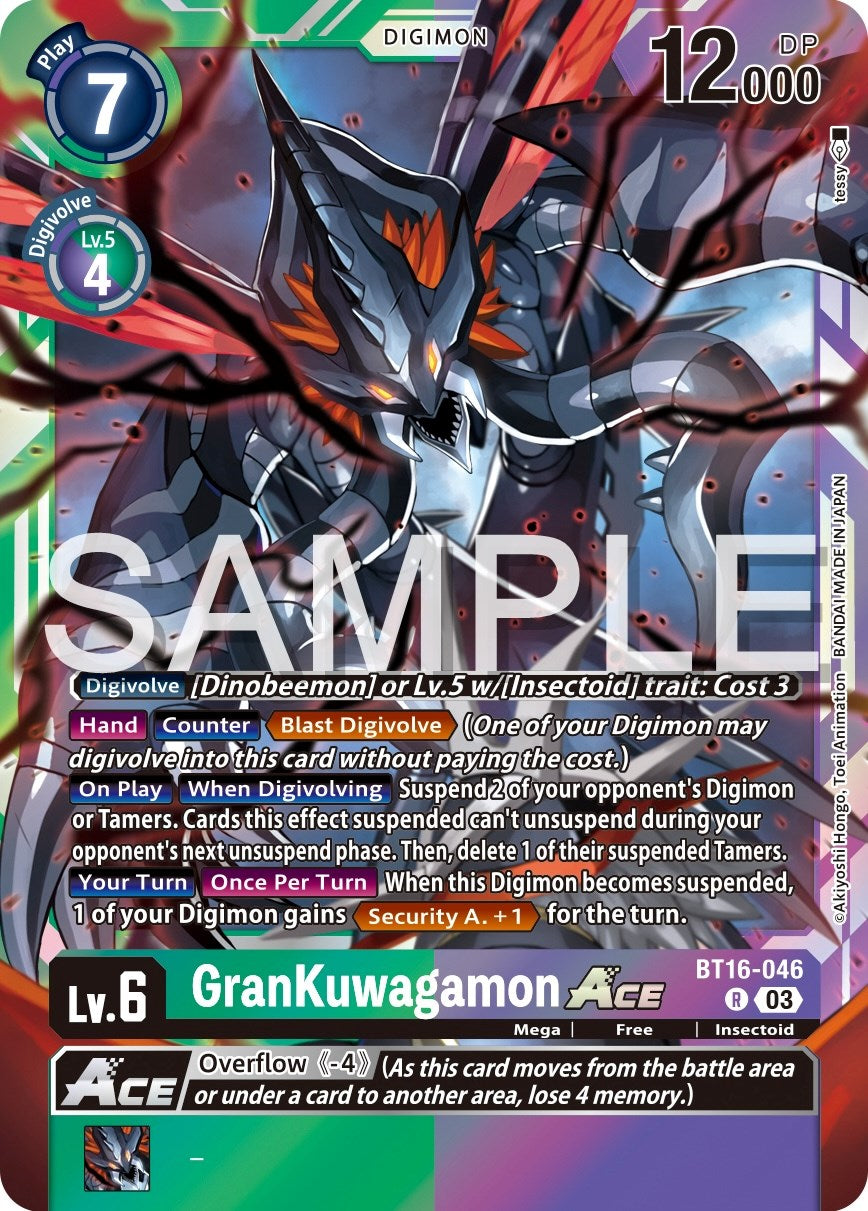 Image of GranKuwagamon Ace [BT16-046] [Beginning Observer]