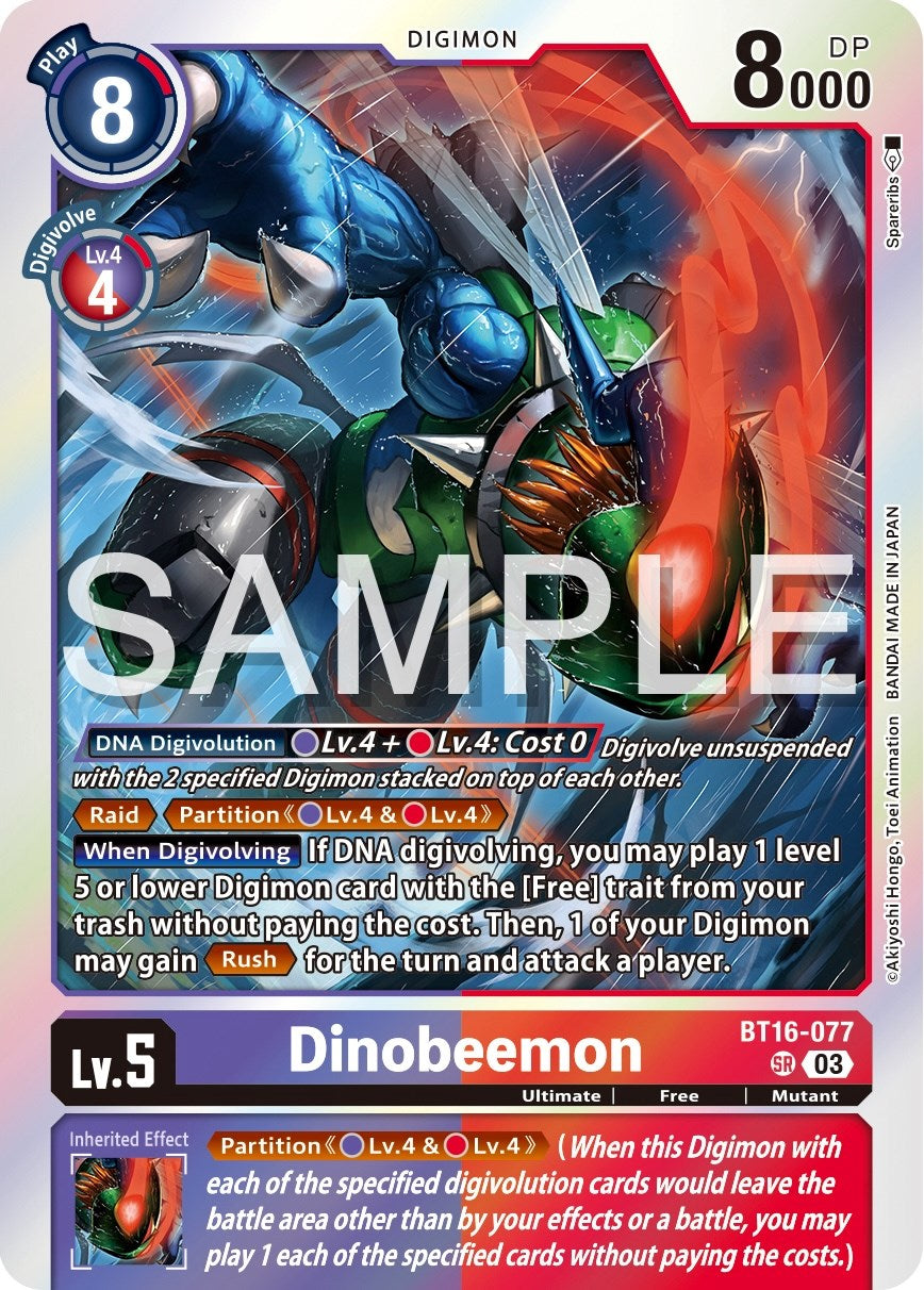 Image of Dinobeemon [BT16-077] [Beginning Observer]