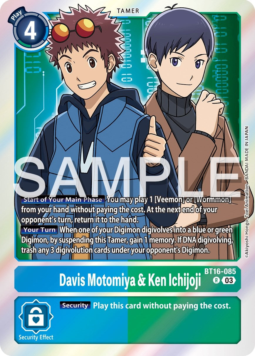 Image of Davis Motomiya & Ken Ichijoji [BT16-085] [Beginning Observer]
