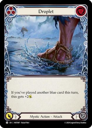 Image of Droplet [MST087] (Part the Mistveil)  Rainbow Foil