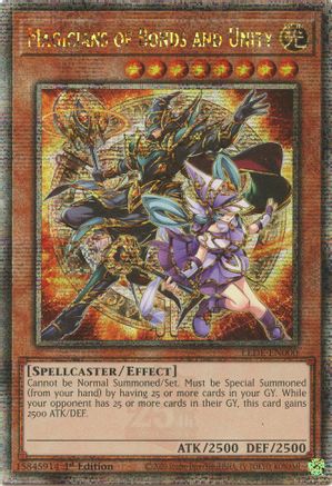 Image of Magicians of Bonds and Unity [LEDE-EN000] Quarter Century Secret Rare