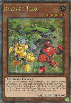 Image of Gadget Trio [LEDE-EN004] Quarter Century Secret Rare