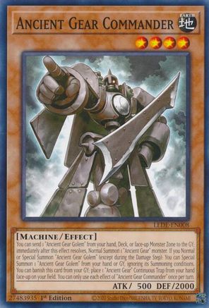 Image of Ancient Gear Commander [LEDE-EN008] Common