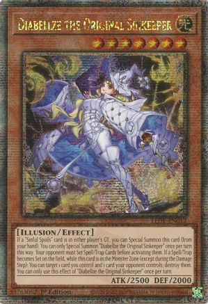 Image of Diabellze the Original Sinkeeper [LEDE-EN012] Quarter Century Secret Rare