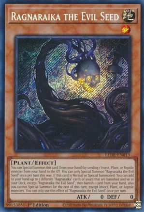 Image of Ragnaraika the Evil Seed [LEDE-EN013] Secret Rare