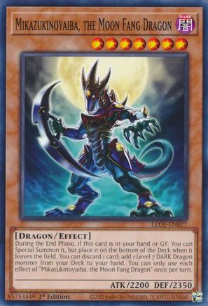 Image of Mikazukinoyaiba, the Moon Fang Dragon [LEDE-EN027] Common