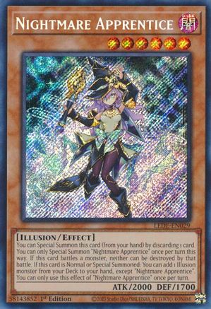 Image of Nightmare Apprentice [LEDE-EN029] Secret Rare