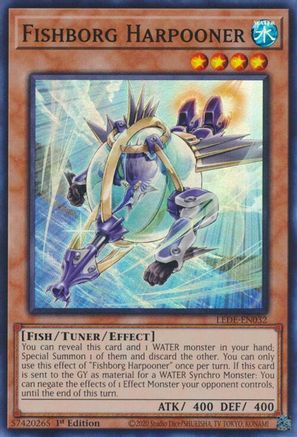 Image of Fishborg Harpooner [LEDE-EN032] Super Rare